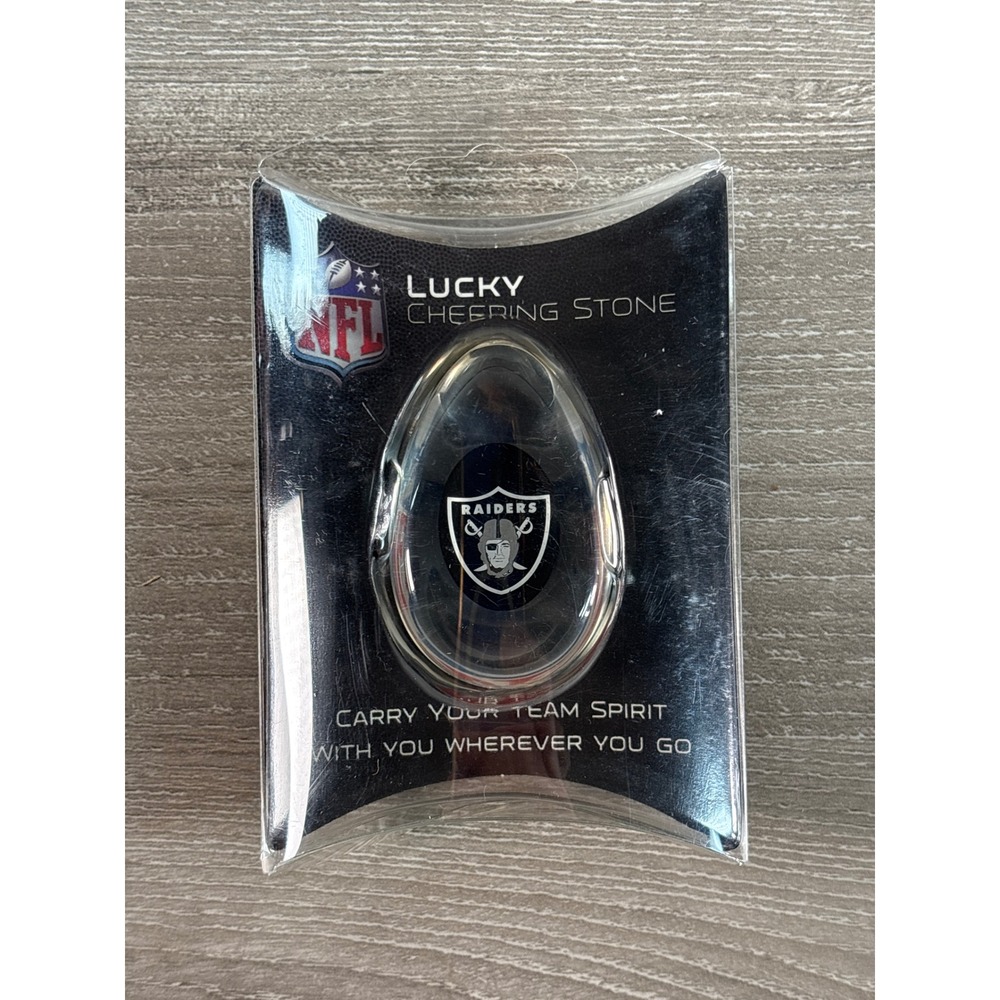 NFL Oakland Raiders Lucky Cheering‎ Stone Little Earth Productions 3C20401- NEW